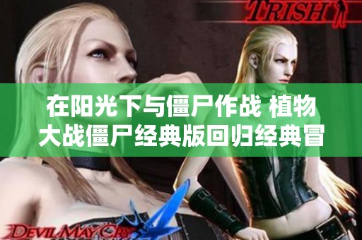 在阳光下与僵尸作战 植物大战僵尸经典版回归经典冒险