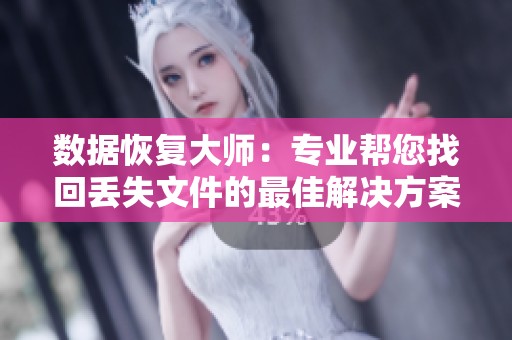 数据恢复大师：专业帮您找回丢失文件的最佳解决方案