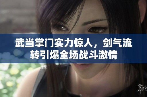 武当掌门实力惊人，剑气流转引爆全场战斗激情