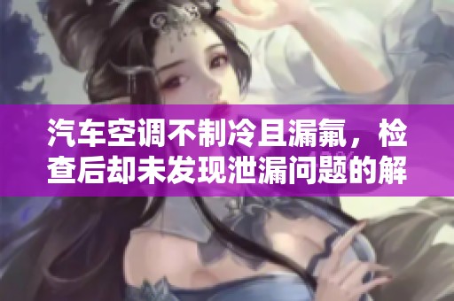 汽车空调不制冷且漏氟，检查后却未发现泄漏问题的解决方案