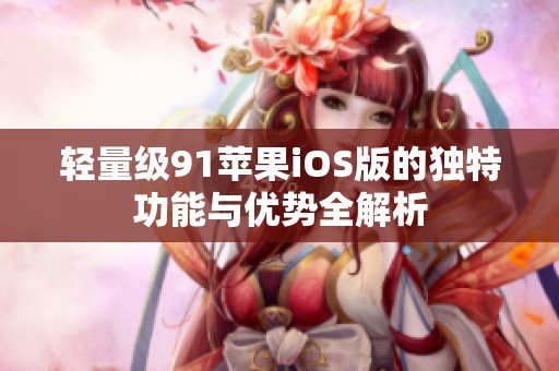 轻量级91苹果iOS版的独特功能与优势全解析