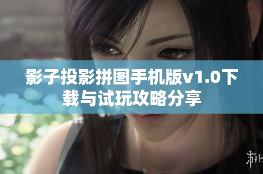 影子投影拼图手机版v1.0下载与试玩攻略分享