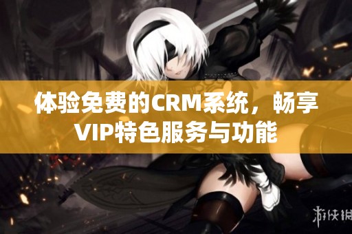 体验免费的CRM系统，畅享VIP特色服务与功能