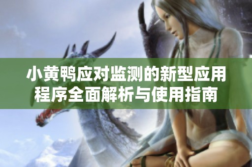 小黄鸭应对监测的新型应用程序全面解析与使用指南