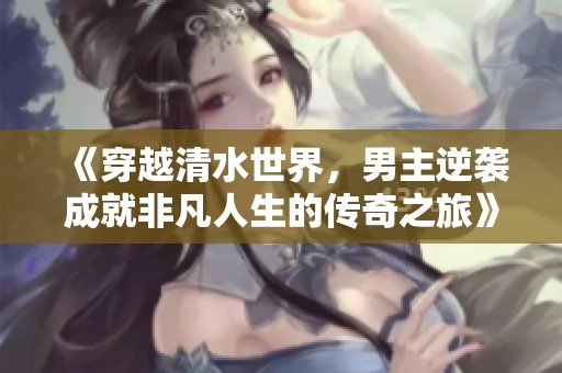 《穿越清水世界，男主逆袭成就非凡人生的传奇之旅》