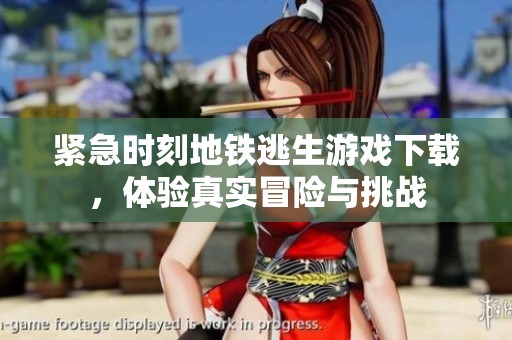 紧急时刻地铁逃生游戏下载，体验真实冒险与挑战