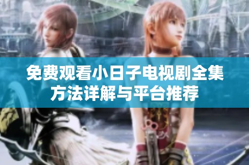 免费观看小日子电视剧全集方法详解与平台推荐