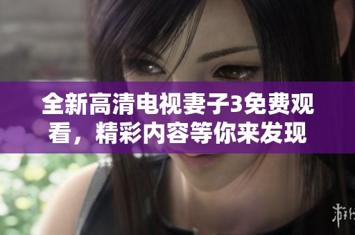 全新高清电视妻子3免费观看，精彩内容等你来发现