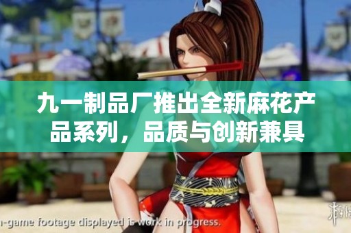 九一制品厂推出全新麻花产品系列，品质与创新兼具