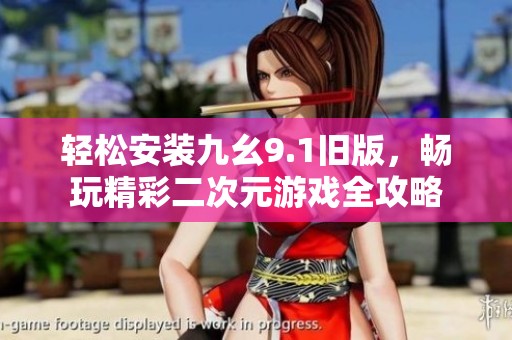 轻松安装九幺9.1旧版，畅玩精彩二次元游戏全攻略