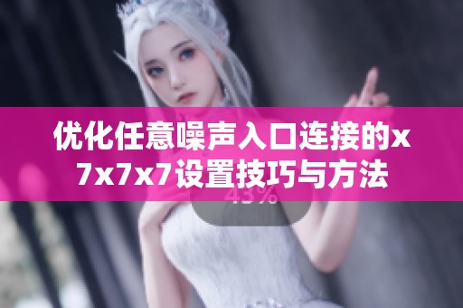 优化任意噪声入口连接的x7x7x7设置技巧与方法