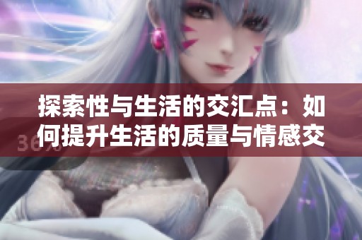 探索性与生活的交汇点：如何提升生活的质量与情感交流