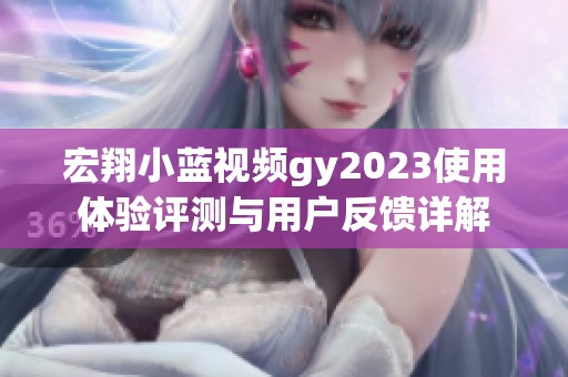 宏翔小蓝视频gy2023使用体验评测与用户反馈详解