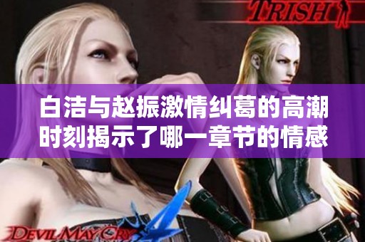 白洁与赵振激情纠葛的高潮时刻揭示了哪一章节的情感深度