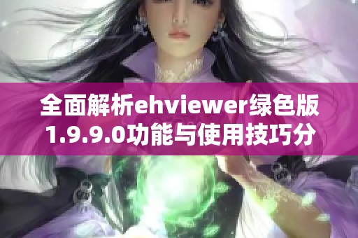 全面解析ehviewer绿色版1.9.9.0功能与使用技巧分享