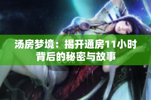 汤房梦境：揭开通房11小时背后的秘密与故事