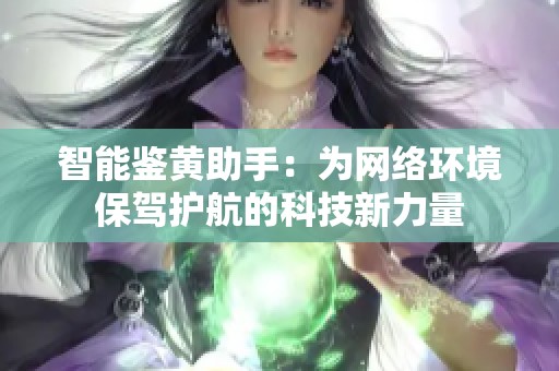 智能鉴黄助手：为网络环境保驾护航的科技新力量