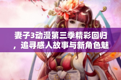 妻子3动漫第三季精彩回归，追寻感人故事与新角色魅力