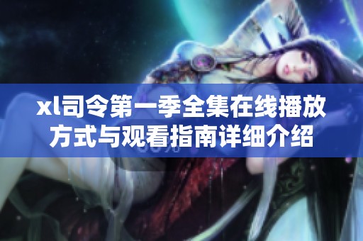 xl司令第一季全集在线播放方式与观看指南详细介绍