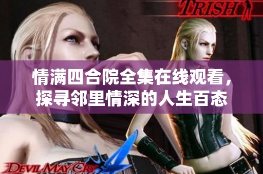 情满四合院全集在线观看，探寻邻里情深的人生百态