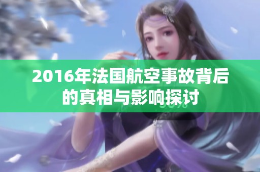 2016年法国航空事故背后的真相与影响探讨