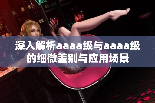 深入解析aaaa级与aaaa级的细微差别与应用场景