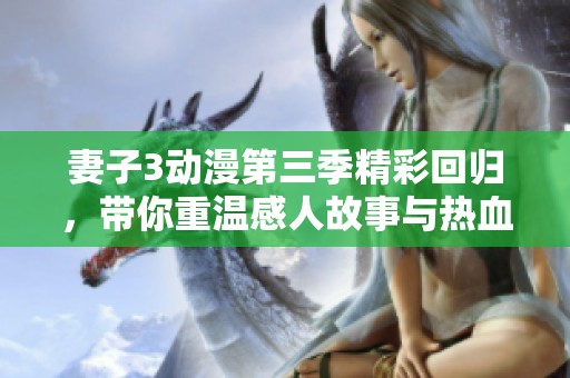妻子3动漫第三季精彩回归，带你重温感人故事与热血战斗