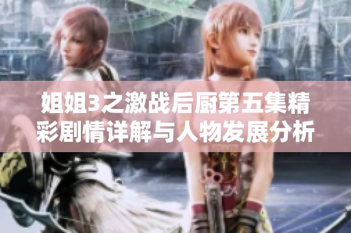 姐姐3之激战后厨第五集精彩剧情详解与人物发展分析