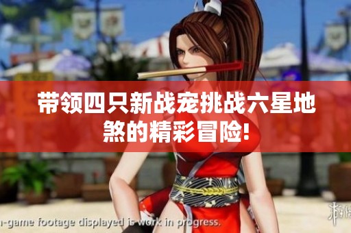带领四只新战宠挑战六星地煞的精彩冒险!
