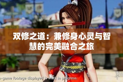 双修之道：兼修身心灵与智慧的完美融合之旅
