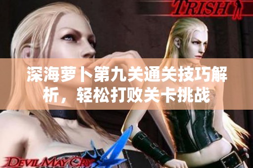 深海萝卜第九关通关技巧解析，轻松打败关卡挑战