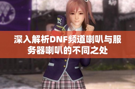 深入解析DNF频道喇叭与服务器喇叭的不同之处
