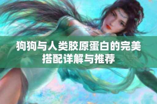狗狗与人类胶原蛋白的完美搭配详解与推荐