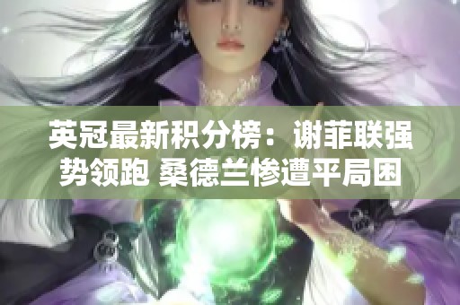 英冠最新积分榜：谢菲联强势领跑 桑德兰惨遭平局困扰