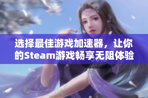 选择最佳游戏加速器，让你的Steam游戏畅享无阻体验