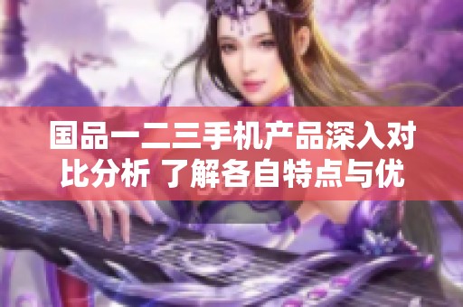 国品一二三手机产品深入对比分析 了解各自特点与优势